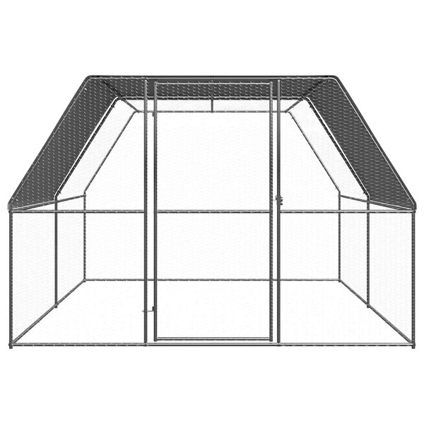 Verzinkter Hühnerkäfig 3x4x2 m