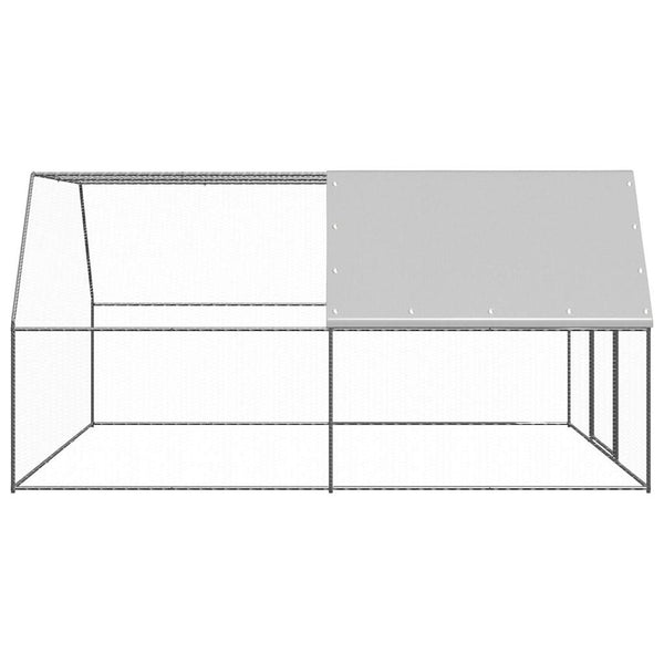 Verzinkter Hühnerkäfig 3x4x2 m