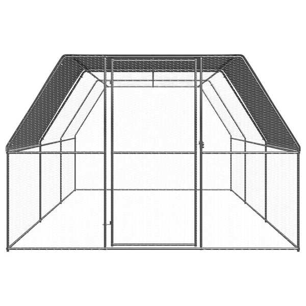 vidaXL Poulailler 3x6x2 m Acier galvanisé