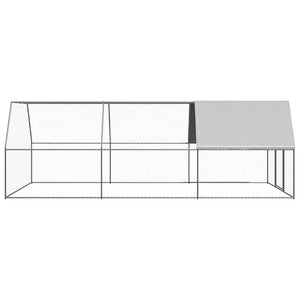 vidaXL Poulailler 3x6x2 m Acier galvanisé