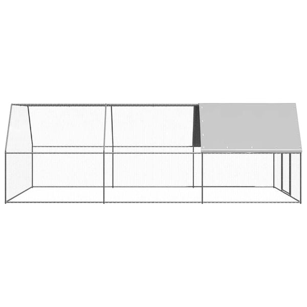 vidaXL Poulailler 3x6x2 m Acier galvanisé