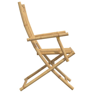 Klappbare Gartenstühle 6er Set Bambus