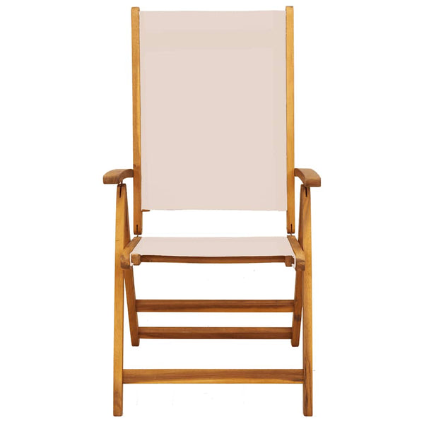 Klappbare Gartenstühle 8er Set Akazie/Textilene