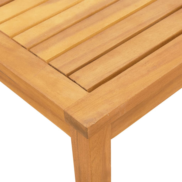 Sonnenliegen 2er Set mit Tisch, Akazienholz