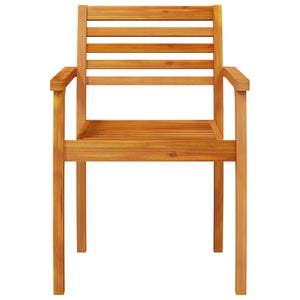 vidaXL Chaises de jardin 4 pcs 59x55x85 cm Bois d'acacia massif