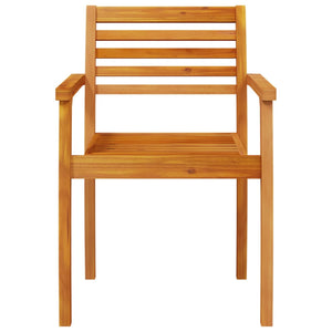 vidaXL Chaises de jardin 8 pcs 59x55x85 cm Bois d'acacia massif