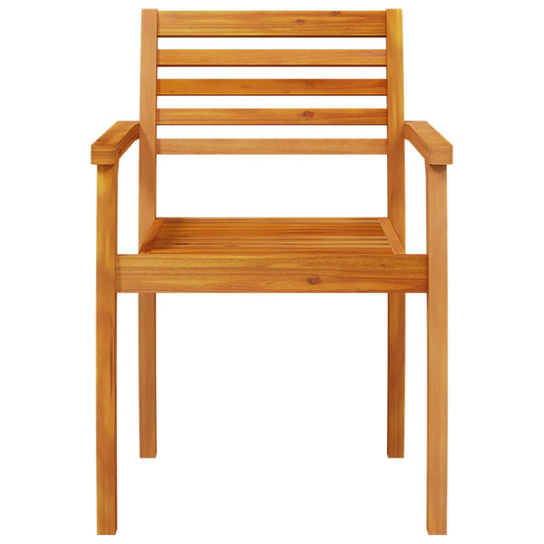 vidaXL Chaises de jardin 8 pcs 59x55x85 cm Bois d'acacia massif