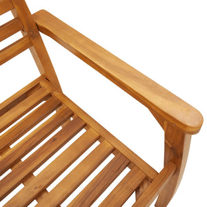 vidaXL Chaises de jardin 8 pcs 59x55x85 cm Bois d'acacia massif
