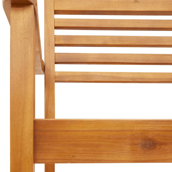 vidaXL Chaises de jardin 8 pcs 59x55x85 cm Bois d'acacia massif
