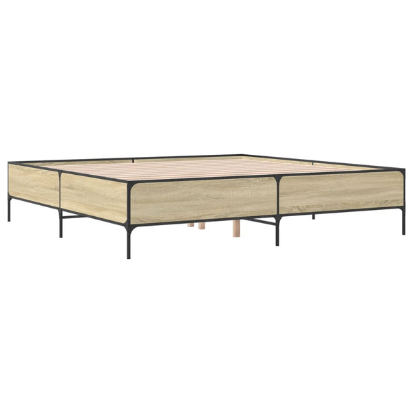 Bettgestell Sonoma-Eiche 180x200 cm