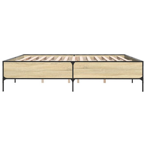 Bettgestell Sonoma-Eiche 180x200 cm
