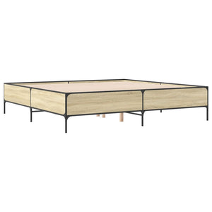 Bettgestell Sonoma-Eiche 180x200 cm