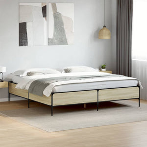 Bettgestell Sonoma-Eiche 180x200 cm