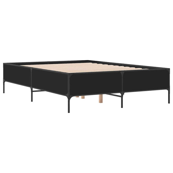 Bettgestell Schwarz 160x200 cm