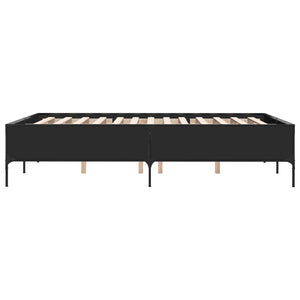 Bettgestell Schwarz 160x200 cm
