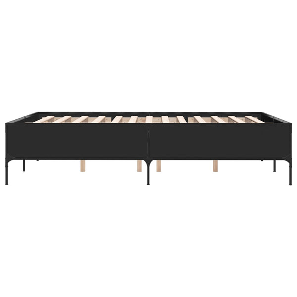 Bettgestell Schwarz 160x200 cm