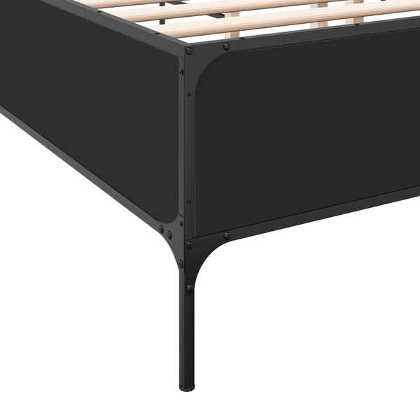 Bettgestell Schwarz 160x200 cm