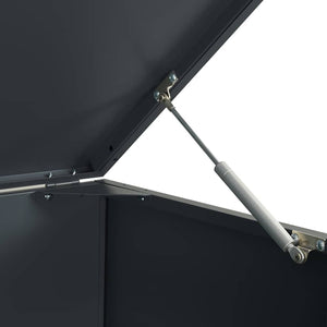 Mülltonnenbox für 3 Tonnen Anthrazit Stahl