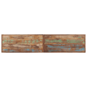 Bank 160 cm Altholz und Stahl