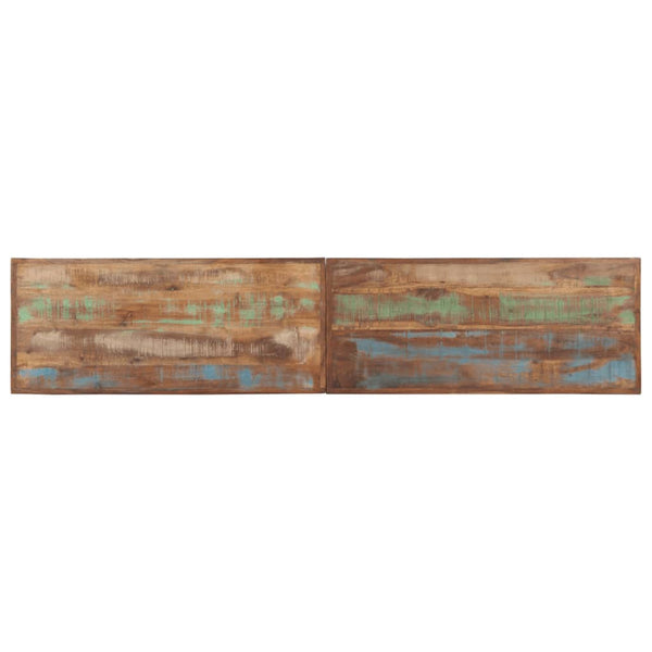 Bank 160 cm Altholz und Stahl