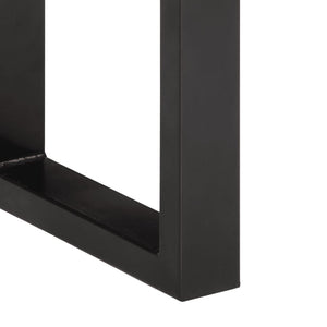 Bank 160 cm Altholz und Stahl