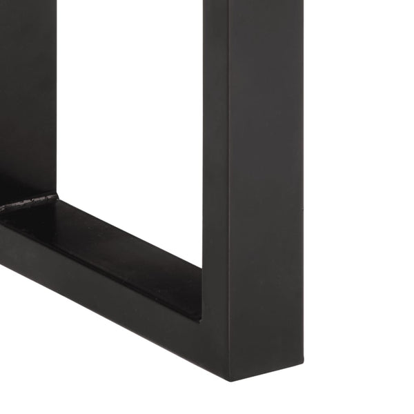 Bank 160 cm Altholz und Stahl