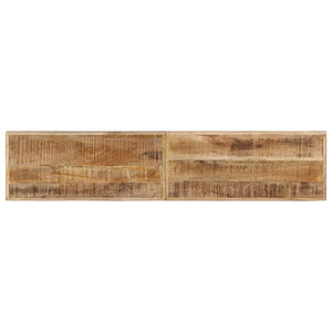 Bank 160 cm aus Mangoholz und Stahl