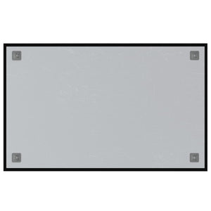 Magnettafel Schwarz 80x50 cm Hartglas