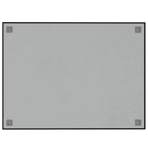 Magnettafel Schwarz 80x60 cm Hartglas