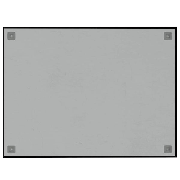 Magnettafel Schwarz 80x60 cm Hartglas