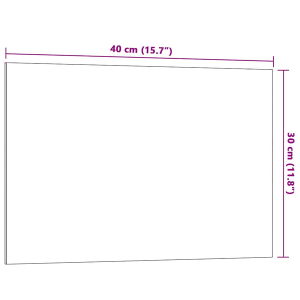 Magnettafel Wandmontage Weiß 40x30 cm