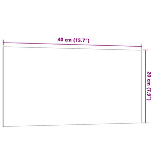 Magnettafel Wandmontage Weiß 40x20 cm