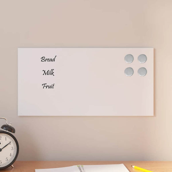 Magnettafel Wandmontage Weiß 40x20 cm