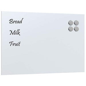 Magnettafel Weiß 60x40 cm Hartglas