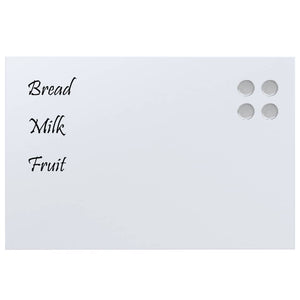 Magnettafel Weiß 60x40 cm Hartglas