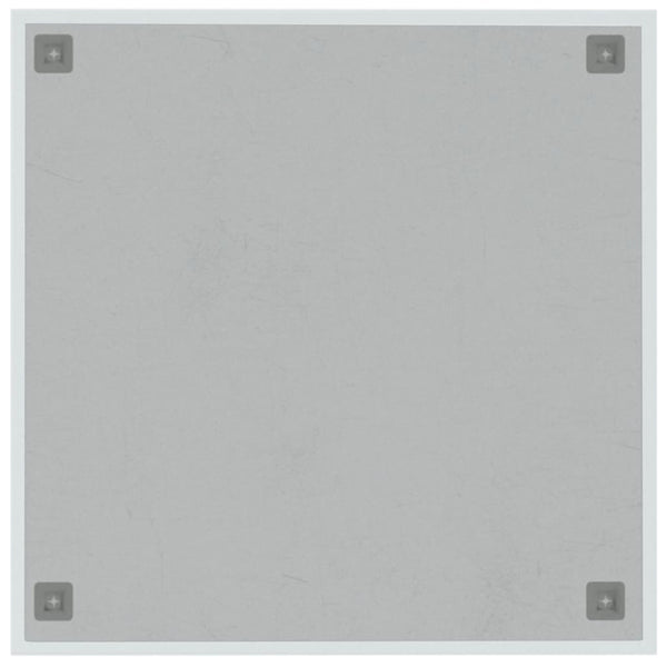 Magnettafel 60x60 cm, Wandmontage, Hartglas