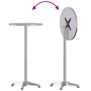 Höhenverstellbarer Outdoor Bartisch Aluminium
