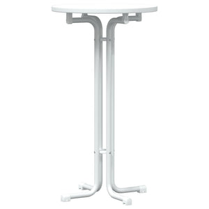 Weißer Bartisch Ø60x110 cm