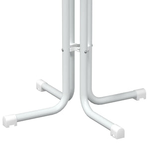 Weißer Bartisch Ø60x110 cm