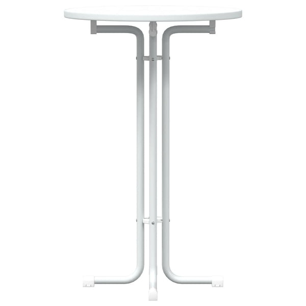 Weißer Bartisch Ø70x110 cm