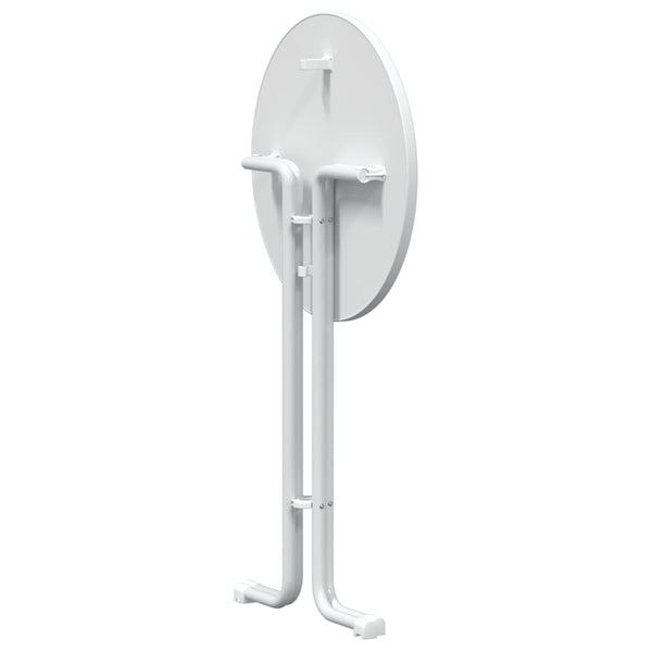 Weißer Bartisch Ø70x110 cm