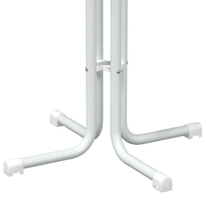 Weißer Bartisch Ø70x110 cm