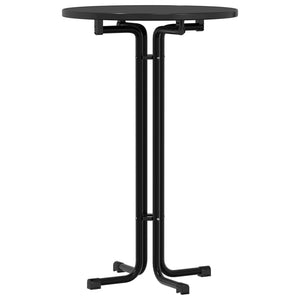 Schwarzer Bartisch Ø70x110 cm