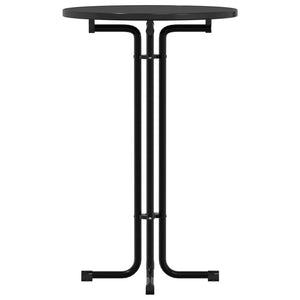 Schwarzer Bartisch Ø70x110 cm