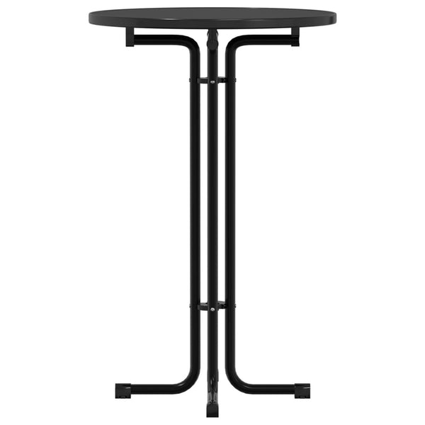Schwarzer Bartisch Ø70x110 cm
