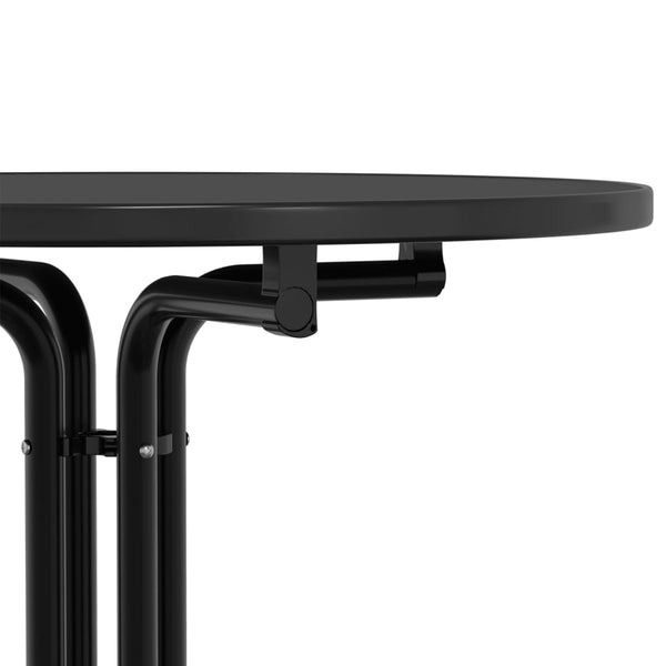 Schwarzer Bartisch Ø70x110 cm