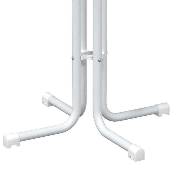 Weißer Bartisch Ø80x110 cm