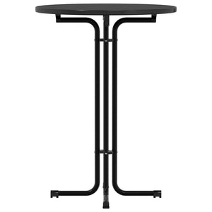 Schwarzer Bartisch Ø80 cm