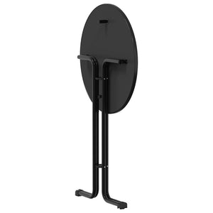 Schwarzer Bartisch Ø80 cm