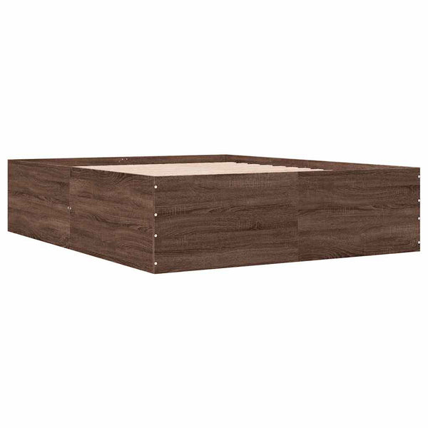 Bettgestell Braun Eichen-Optik 150x200 cm